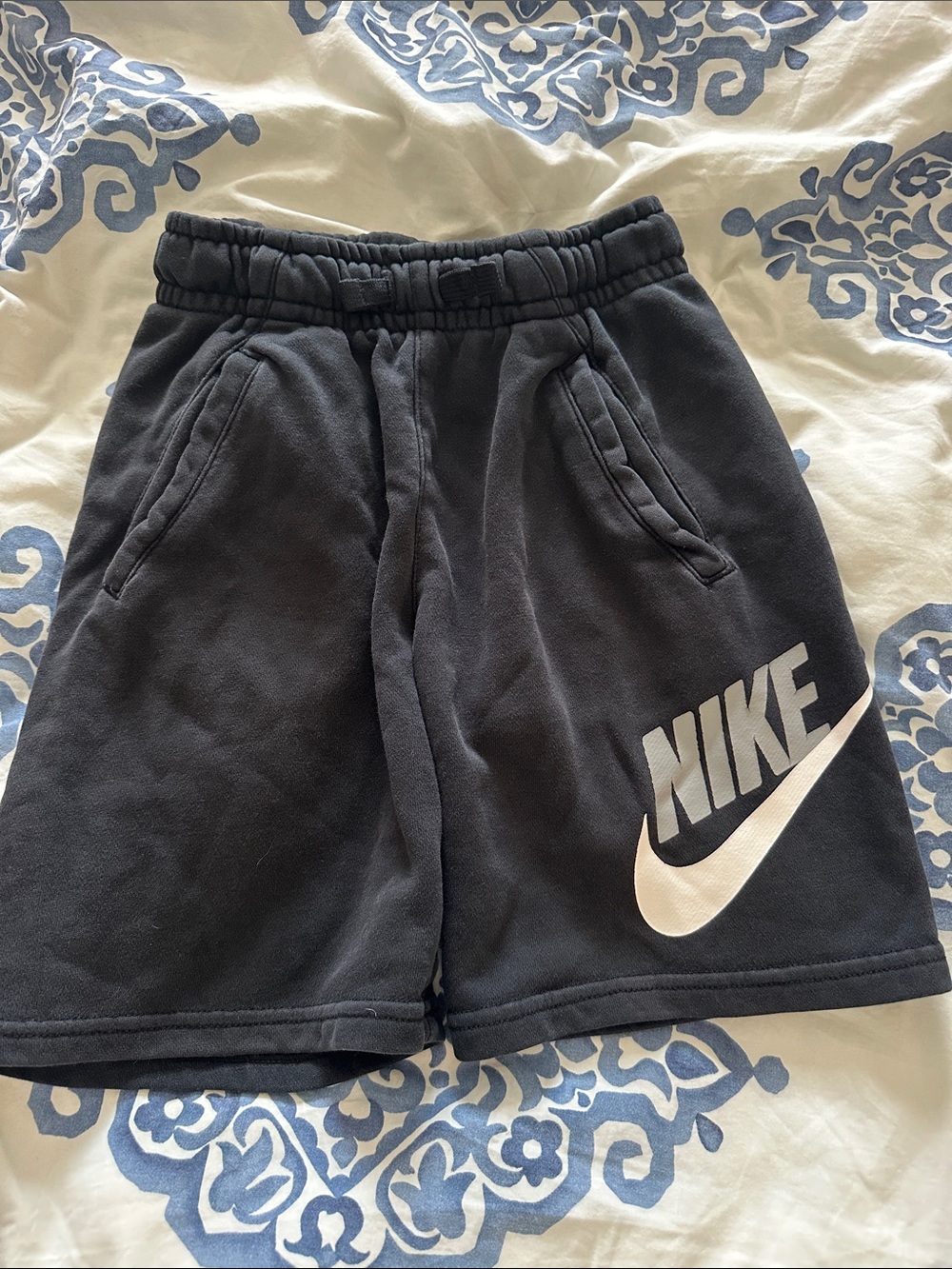 Nike Black Shorts with White Swoosh